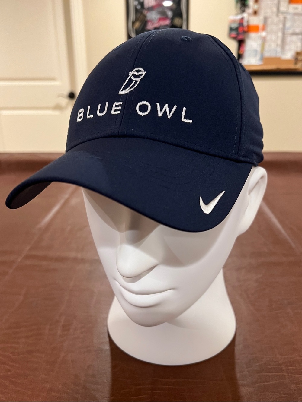 Nike Dri-FIT Blue Owl Capital Corporate Finance Golf Hat Cap Navy Blue